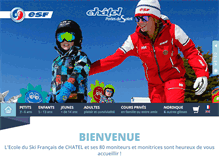 Tablet Screenshot of esf-chatel.com